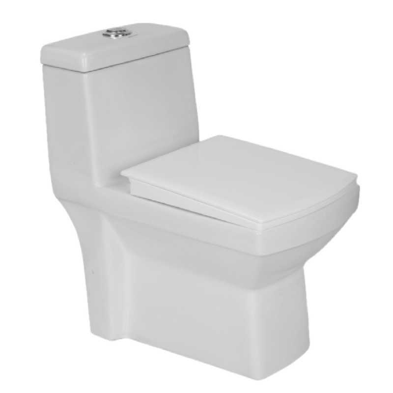 Buy Belmonte P Trap Floor Mounted One Piece Western Toilet Commode