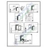 Rimless Flushing Toilet Wall Hung Retro with Concealed Cistern Pneumatic White Combo - Belmonte