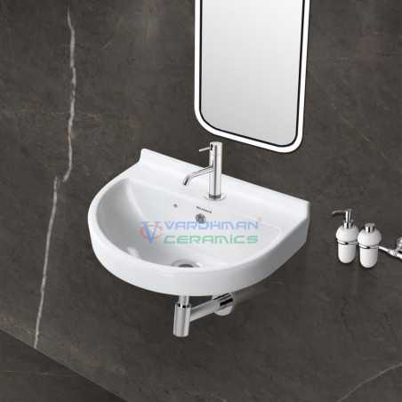 Belmonte Wall Hung Wash Basin for bathroom Jonca - White