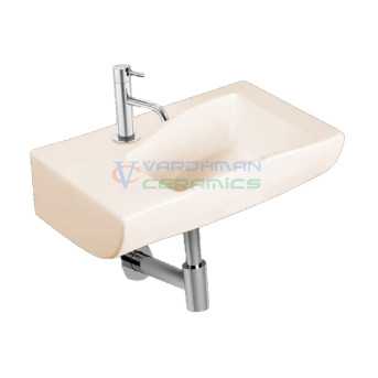 Buy Belmonte Wall Hung Wash Basin Liza - Ivory Online in India - Va...