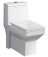 Combo of Belmonte Bathroom Commode Ripone with Cera Pedestal Wash Basin - Ivory