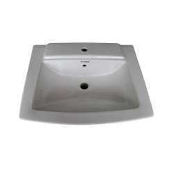 Belmonte Half Pedestal Wash Basin Altis - White