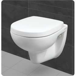 Belmonte Wall Hung Toilet Seat / WC Model Mini for Bathroom Color White