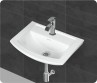 Belmonte Wall Hung Wash Basin Lily - White