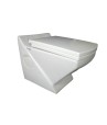 Belmonte Wall Hung Toilet / WC / Commode / Closet for Bathroom Crystal White