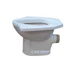 "Belmonte Anglo Indian Toilet P Trap - White"