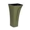 Belmonte Green Color Wash Basin One Piece Designer Black | Floor Mount | Free Standing | Matt Finish