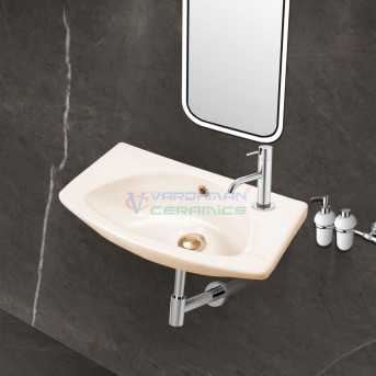 Belmonte Wall Hung Wash Basin 403 - Ivory