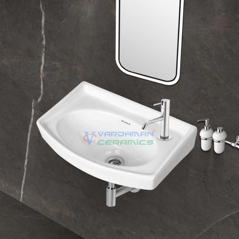 Belmonte Wall Hung Wash Basin 405 - White