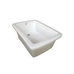 Belmonte Laboratory Sink 606 | Ceramic White Lab Sink | Glossy Finish