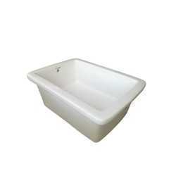 Belmonte Laboratory Sink 24 Inch X 18 Inch X 8 Inch - Ivory