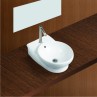 Belmonte Table Top Wash Basin Ovo 12 Inch X 17 Inch - Ivory