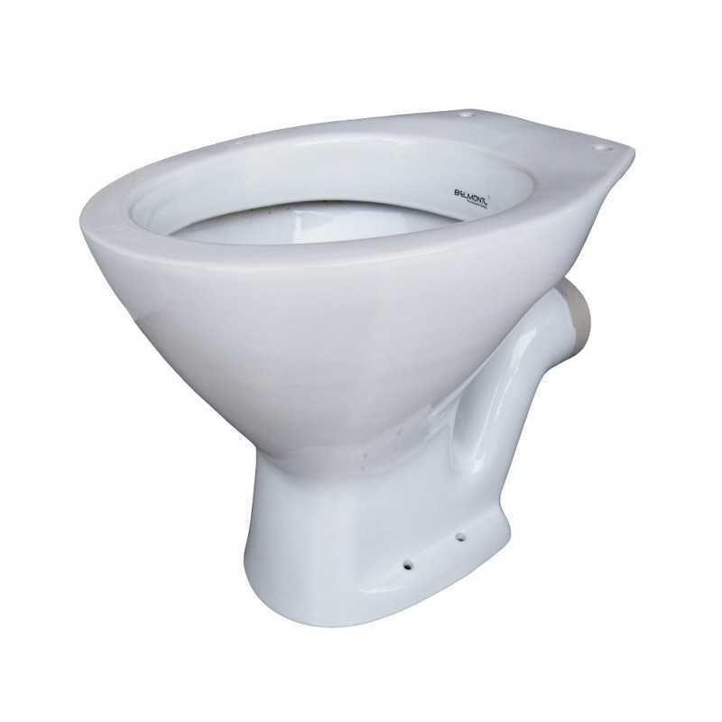 Belmonte European Water Closet Commode Toilet EWC P Trap - White