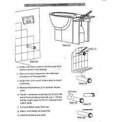 Buy Belmonte Concealed Cistern Slim 80mm Thick Dual Flush / Flush T...