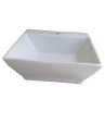 Belmonte Table Top Wash Basin Shapper 18 Inch X 18 Inch - White