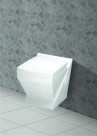 Belmonte Wall Hung Water Closet Crystal With Flush Valve & Soft Close Seat Cover - Ivory