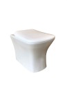 Belmonte Floor Mounted Water Closet / Western Toilet Commode / EWC Battle S Trap with Soft Close Seat Cover - White