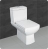 Belmonte One Piece Water Closet Square S Trap With Wall Hung Basin Jonca White