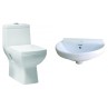 Belmonte One Piece Water Closet Square S Trap With Wall Hung Basin Jonca White