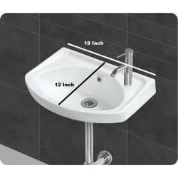 Buy Belmonte Wall Hung Wash Basin - 402 Online in India - Vardhman ...