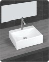 Belmonte Table Top Wash Basin Casanova 18 Inch X 15 Inch - Ivory