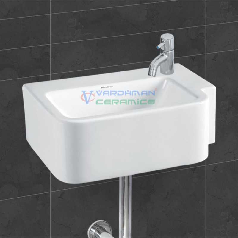 Belmonte Wall Hung / Table Top Wash Basin Libra - White