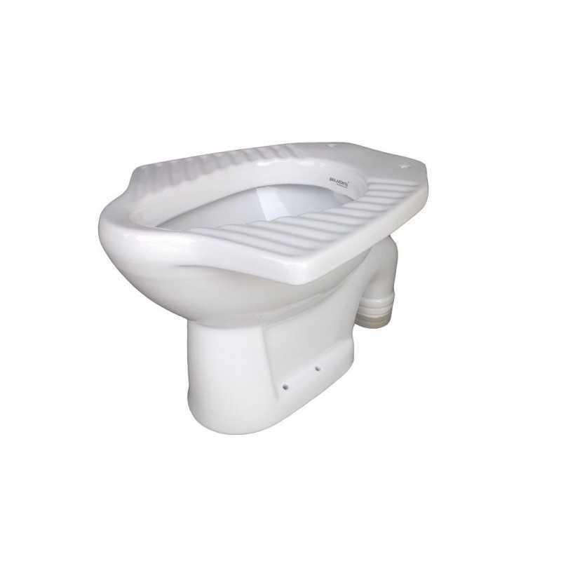 Belmonte Ceramic Floor Mounted European Water Closet/One Piece Western  Toilet Commode/WC/EWC Square S Trap 100mm / 4 Inch with Slow Motion/Soft  Close