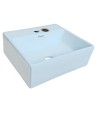 Belmonte Wall Hung cum Table Top Wash Basin Minova - White