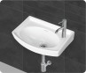 Belmonte Wall Hung Wash Basin 405 - White