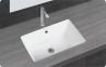 Belmonte Under Counter Ceramic Laboratory Sink 18 x 12 x 8 Inch - White