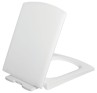 Toilet Seat Cover 735 White Belmonte Slow Falling