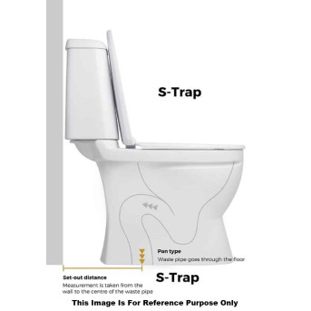 Belmonte Cally White One Piece Toilet | S Trap 225mm | 9 Inch