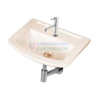 Buy Belmonte Wall Hung Wash Basin Lily - Ivory Online in India - Va...