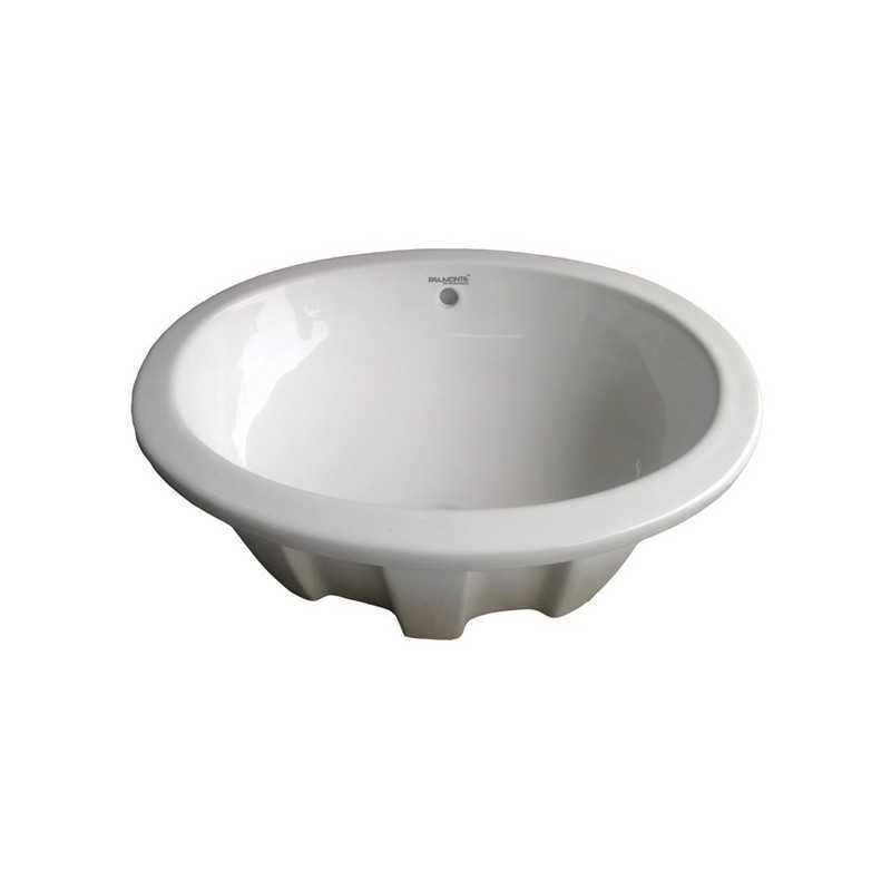 Belmonte Top Counter Wash Basin 22 Inch X 16 Inch - Ivory