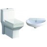 Belmonte Bathroom One Piece EWC Ripone S Trap With Wall Hung Basin Jonca White