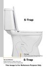 Belmonte Floor Mounted S Trap S Trap Distance 100mm / 4 Inch Western Commode Water Closet Ripone White