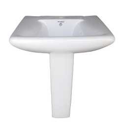 Belmonte Pedestal Wash Basin Aldus - White