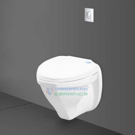 Belmonte Wall Hung Toilet Commode / EWC / Water Closet Cansil White