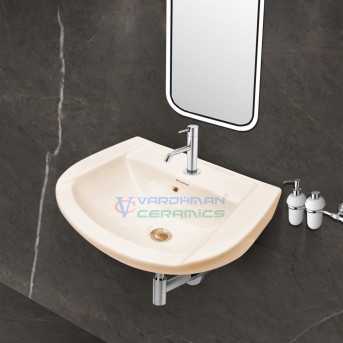 Belmonte Small Wall Hung Wash Basin for Bathroom Daina - Ivory