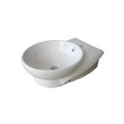 Buy Belmonte Table Top Wash Basin Ovo 12 Inch X 17 Inch - Ivory Onl...