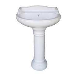 Combo of BM Belmonte Water Closet Square with Vinus Pedestal Wash Basin - Ivory