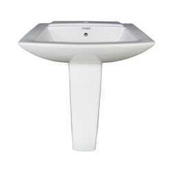 Combo of Belmonte Water Closet Ripone with Altis Pedestal Wash Basin - Ivory