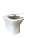 Belmonte Floor Mounted Water Closet / Western Toilet Commode / EWC Battle S Trap with Soft Close Seat Cover - Ivory