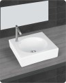 Belmonte Table Top Wash Basin Ellips 15 Inch X 15 Inch - Ivory