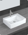 Belmonte Table Top Wash Basin Sumith 20.50 Inch X 16 Inch - White