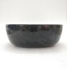 Belmonte Ceramic Designer Table Top Wash Basin Black Multi Color Olive-09