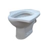 Belmonte Anglo Indian Toilet - White Ceramic, Glossy Finish, P Trap, 200mm Trap Distance