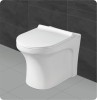 Belmonte Ceramic Floor Mounted Western Commode Toilet EWC P Trap Retro White