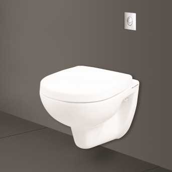 Belmonte Wall Hung Toilet Seat / WC Model Mini for Bathroom Color White