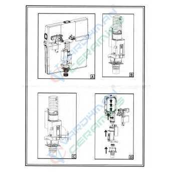 Belmonte Combo: Rimless Wall Mounted Toilet with Pneumatic Cistern - White